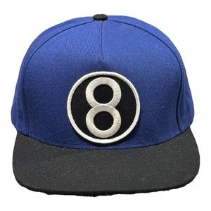 2012 Supreme 8-ball snapback 5 Panel Hat Blue FW2012